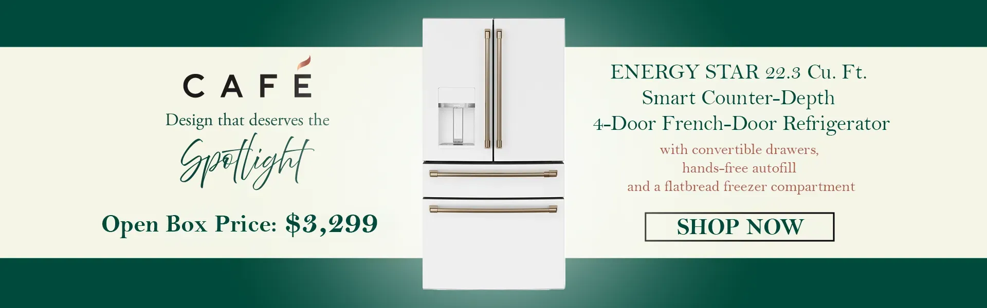 Cafe Energy Star Refrigerator with Open Box Price of $3,299